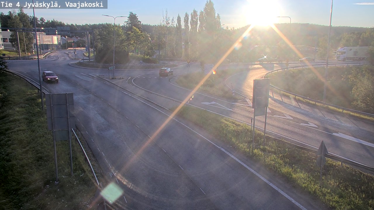 Weather Camera Image Road 4 Jyväskylä, Vaajakoski, Jyväskylä, Keski-Suomi