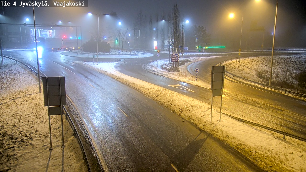 Weather Camera Image Väg 4 Jyväskylä, Vaajakoski, Jyväskylä, Keski-Suomi