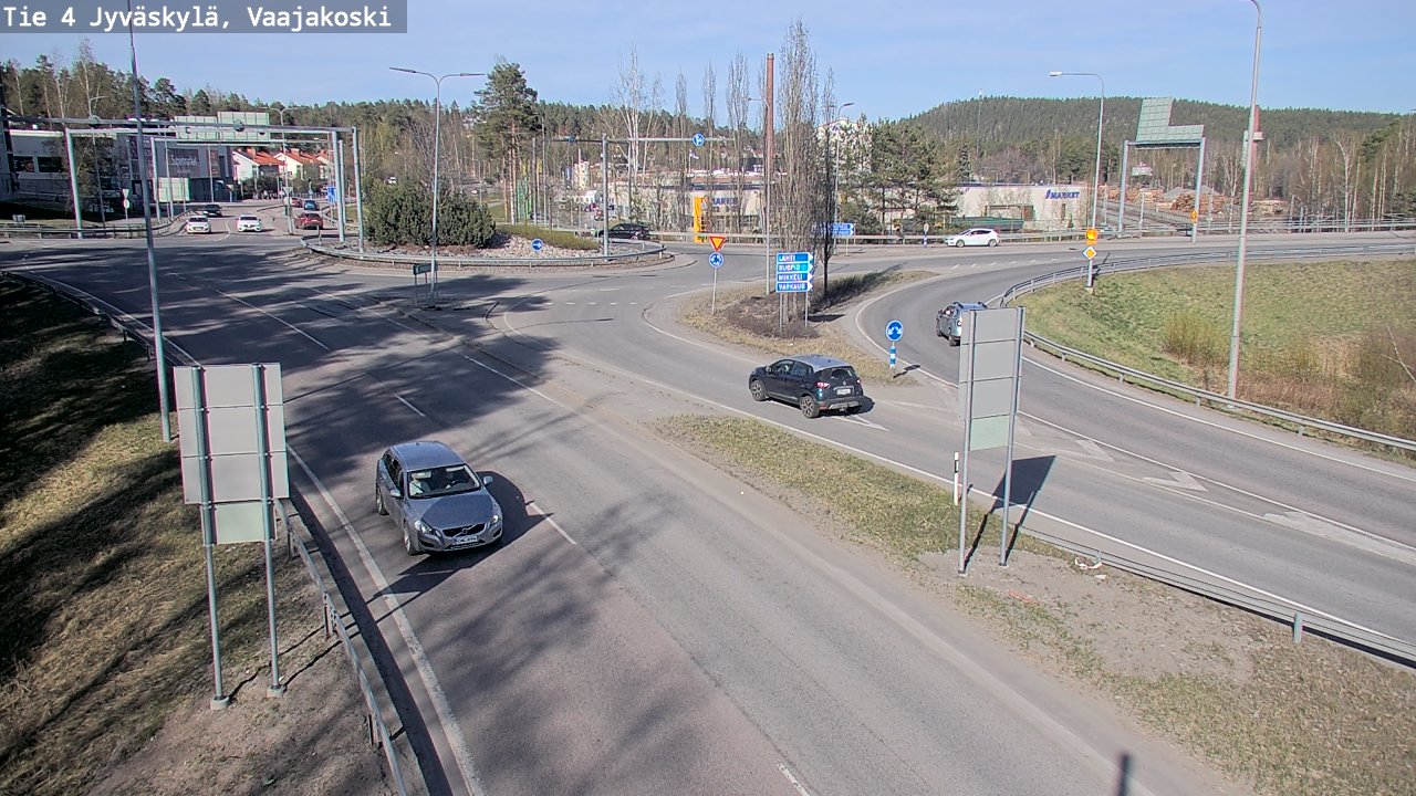 Weather Camera Image Road 4 Jyväskylä, Vaajakoski, Jyväskylä, Keski-Suomi