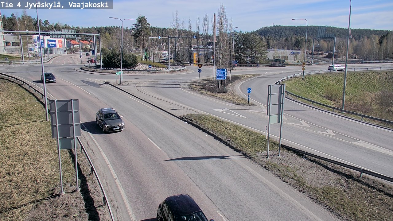 Weather Camera Image Road 4 Jyväskylä, Vaajakoski, Jyväskylä, Keski-Suomi