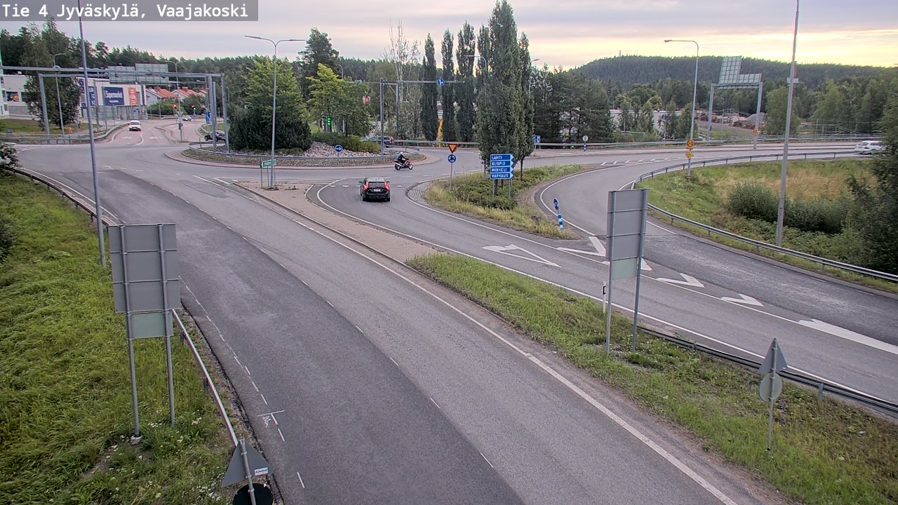 Weather Camera Image Road 4 Jyväskylä, Vaajakoski, Jyväskylä, Keski-Suomi