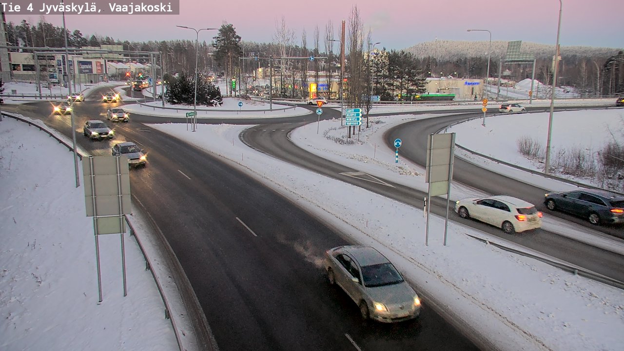 Weather Camera Image Road 4 Jyväskylä, Vaajakoski, Jyväskylä, Keski-Suomi
