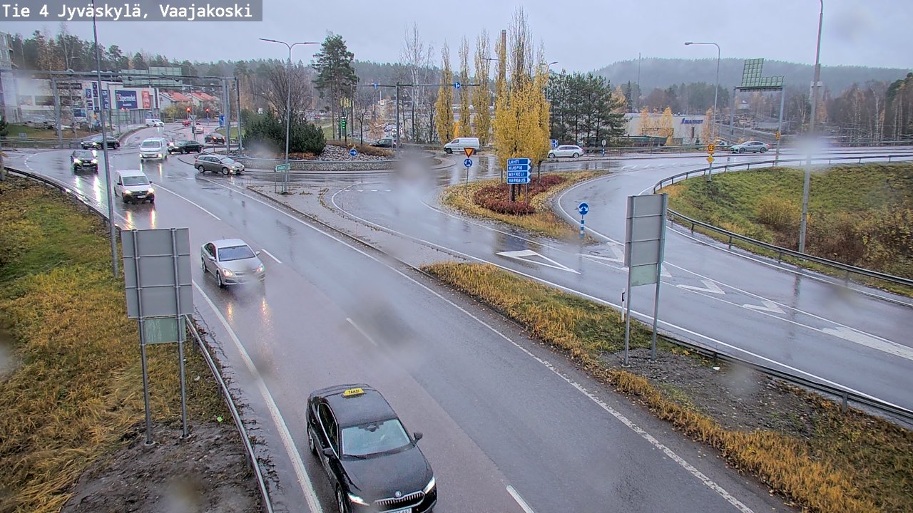 Weather Camera Image Väg 4 Jyväskylä, Vaajakoski, Jyväskylä, Keski-Suomi