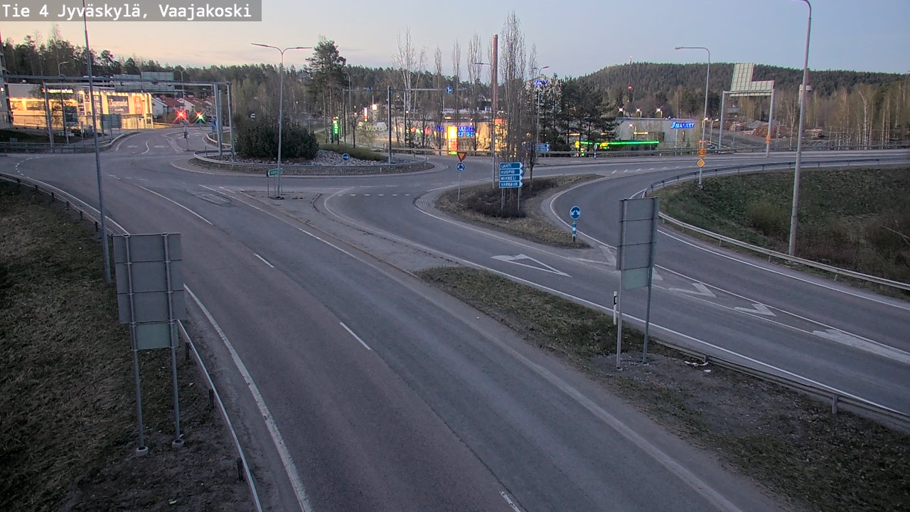 Weather Camera Image Road 4 Jyväskylä, Vaajakoski, Jyväskylä, Keski-Suomi