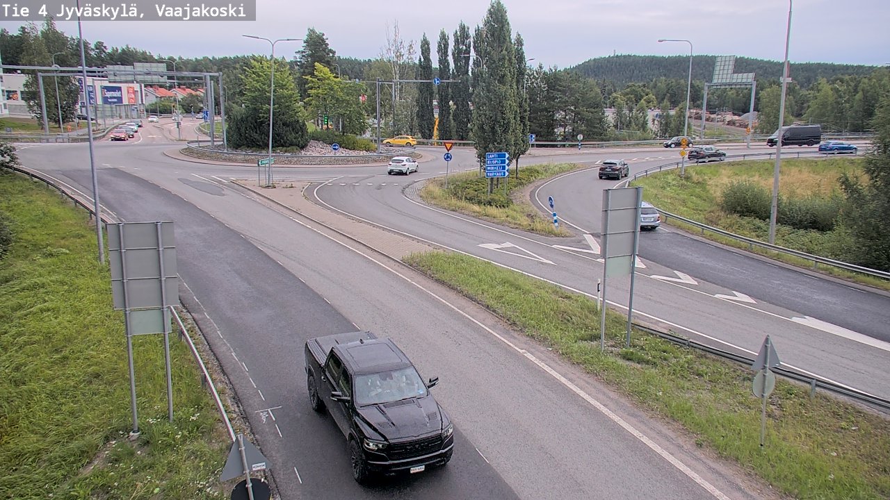 Weather Camera Image Road 4 Jyväskylä, Vaajakoski, Jyväskylä, Keski-Suomi