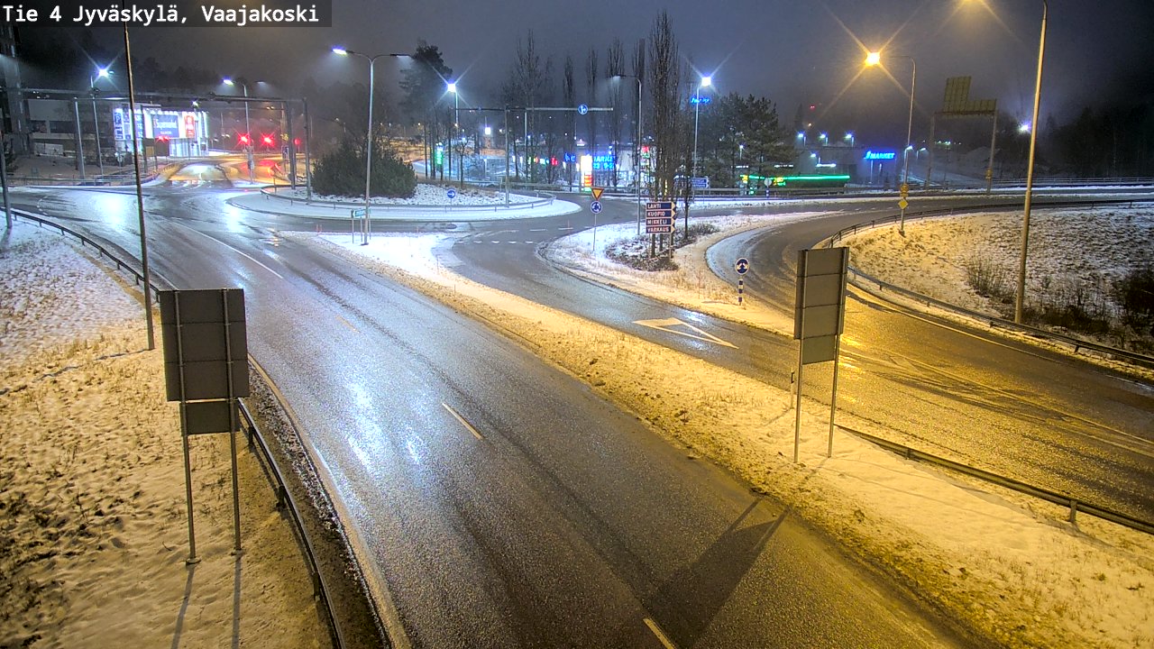 Weather Camera Image Väg 4 Jyväskylä, Vaajakoski, Jyväskylä, Keski-Suomi