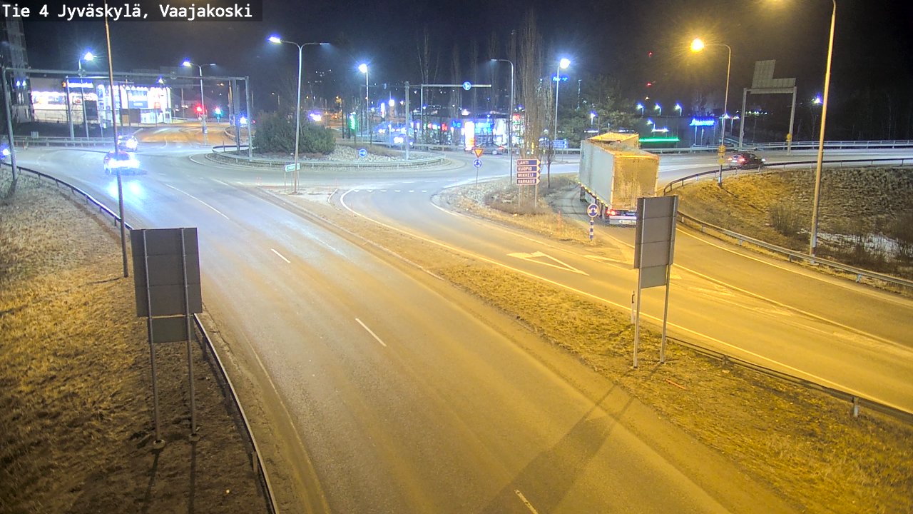 Weather Camera Image Väg 4 Jyväskylä, Vaajakoski, Jyväskylä, Keski-Suomi