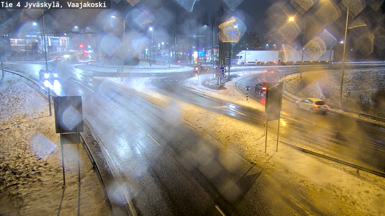 Weather Camera Image Väg 4 Jyväskylä, Vaajakoski, Jyväskylä, Keski-Suomi