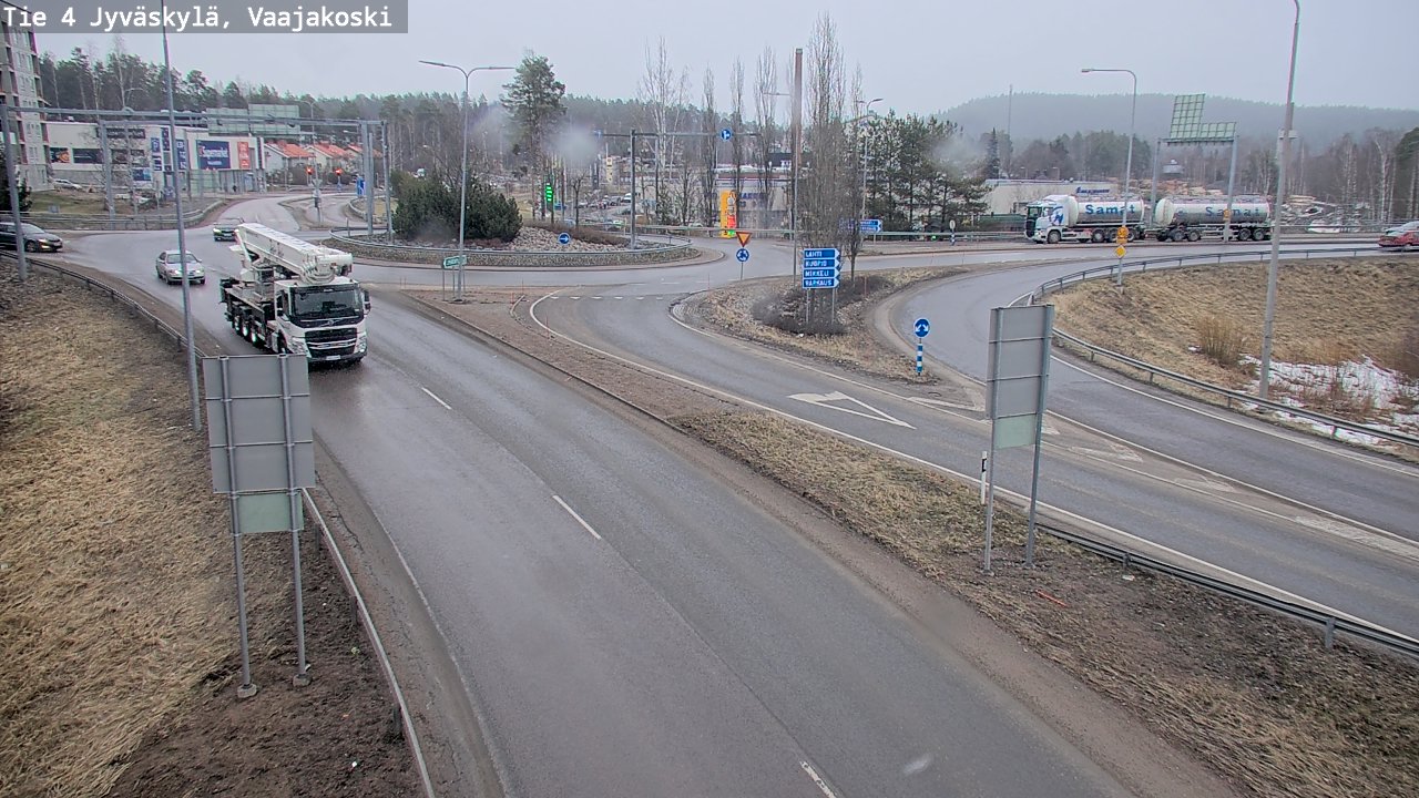 Weather Camera Image Road 4 Jyväskylä, Vaajakoski, Jyväskylä, Keski-Suomi
