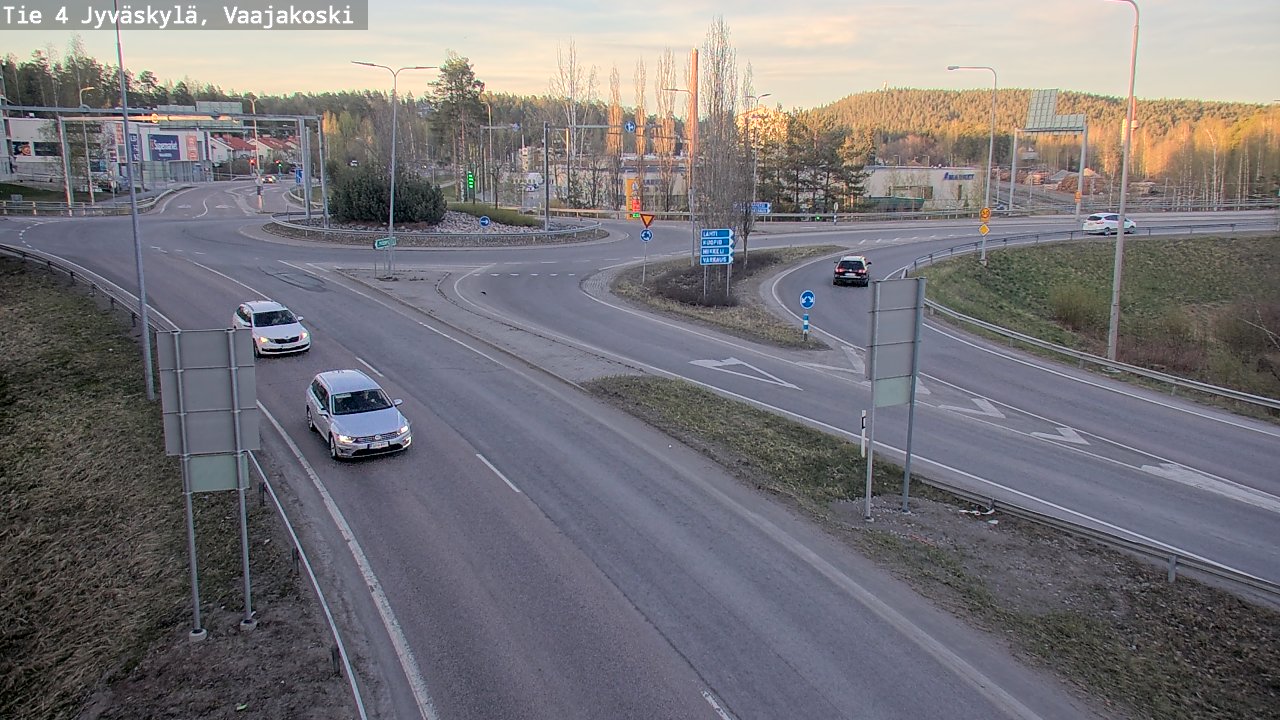 Weather Camera Image Road 4 Jyväskylä, Vaajakoski, Jyväskylä, Keski-Suomi