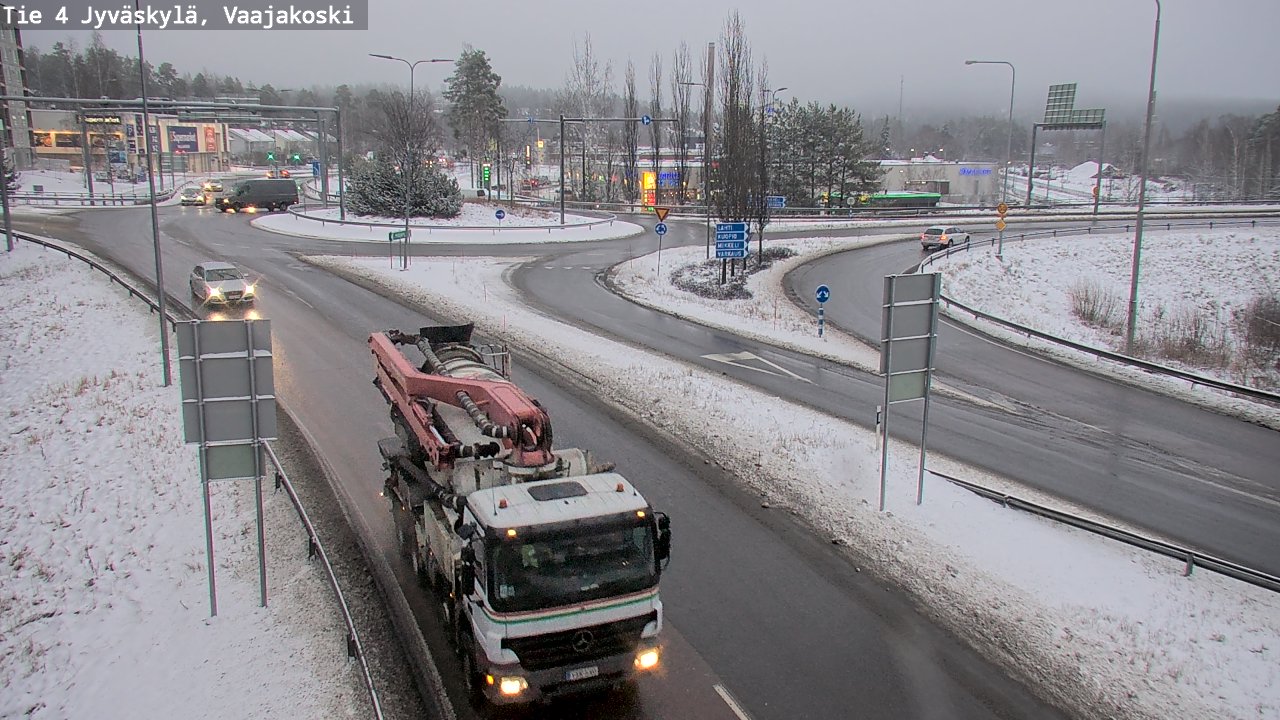 Weather Camera Image Väg 4 Jyväskylä, Vaajakoski, Jyväskylä, Keski-Suomi