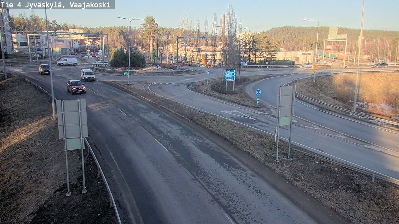 Weather Camera Image Road 4 Jyväskylä, Vaajakoski, Jyväskylä, Keski-Suomi