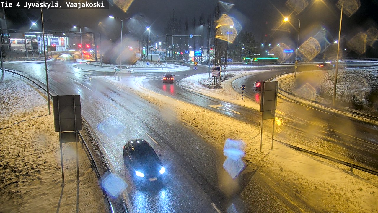 Weather Camera Image Väg 4 Jyväskylä, Vaajakoski, Jyväskylä, Keski-Suomi