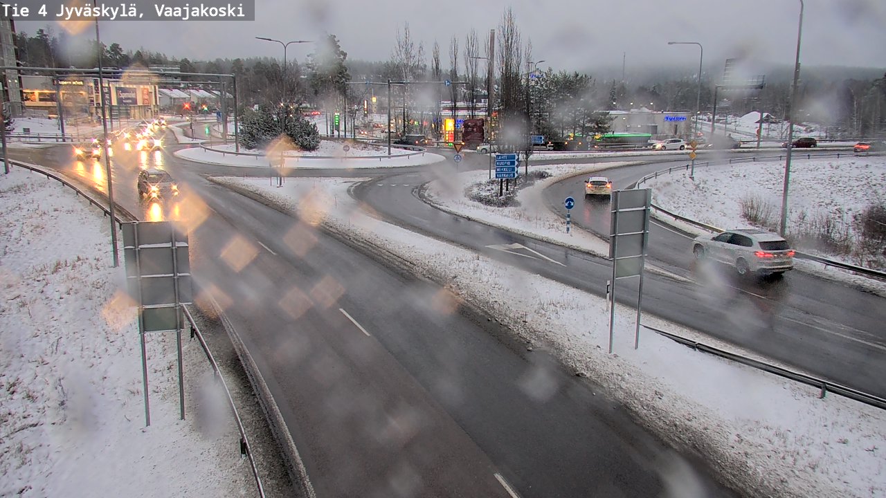 Weather Camera Image Väg 4 Jyväskylä, Vaajakoski, Jyväskylä, Keski-Suomi