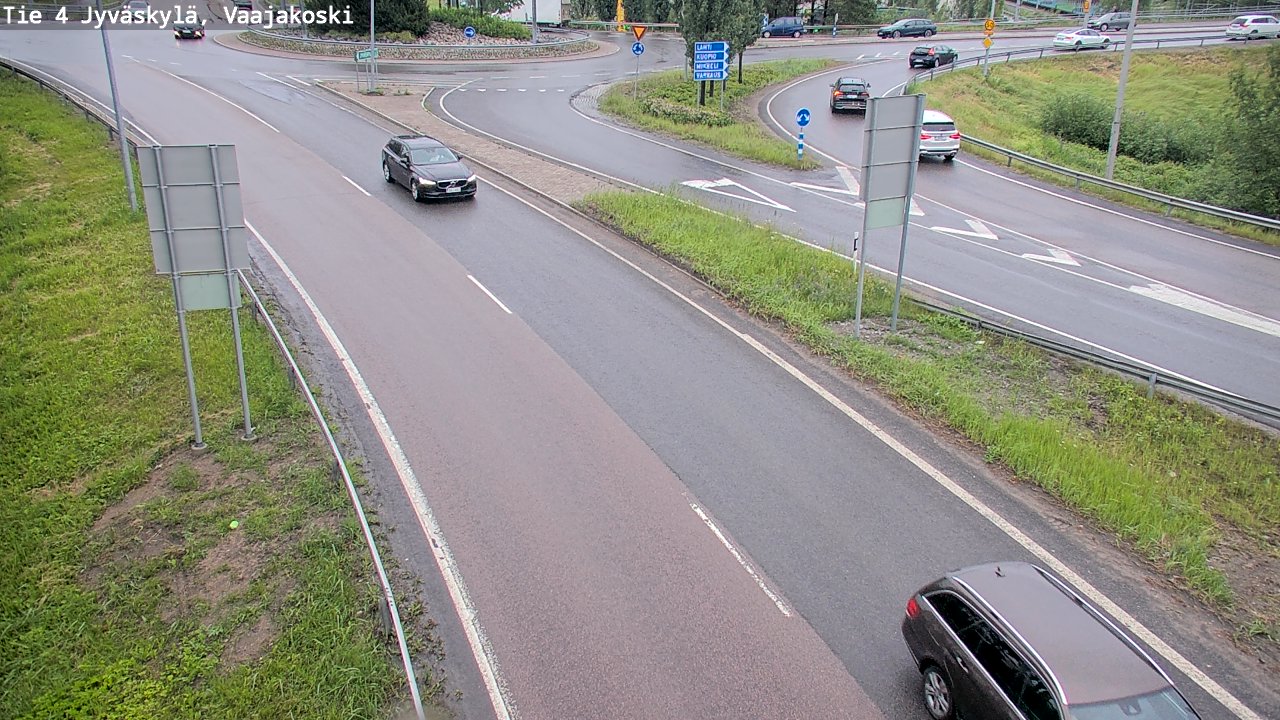 Weather Camera Image Väg 4 Jyväskylä, Vaajakoski, Jyväskylä, Keski-Suomi