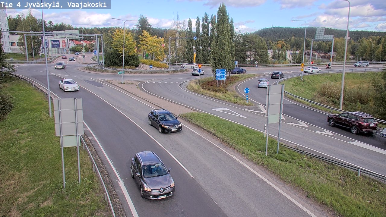Weather Camera Image Road 4 Jyväskylä, Vaajakoski, Jyväskylä, Keski-Suomi