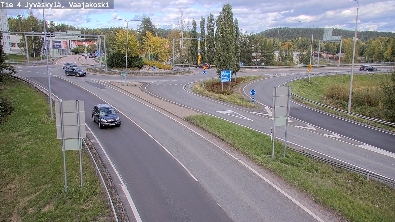 Weather Camera Image Road 4 Jyväskylä, Vaajakoski, Jyväskylä, Keski-Suomi