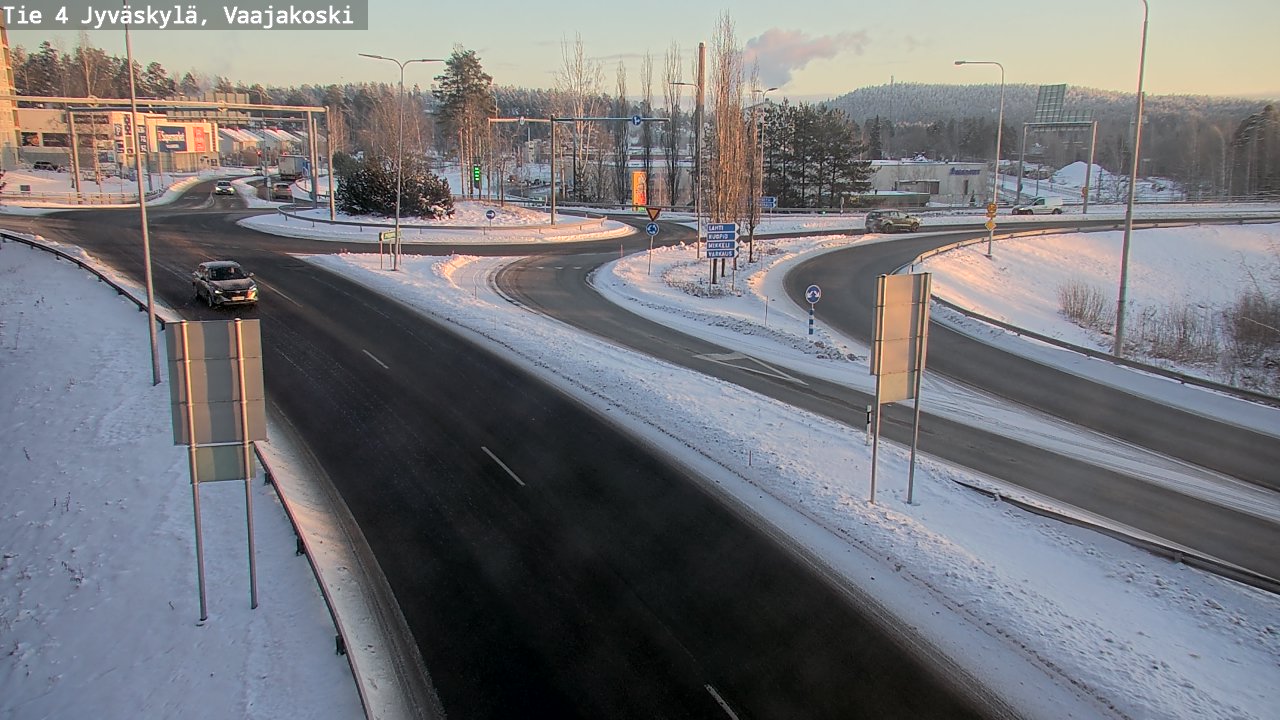 Weather Camera Image Väg 4 Jyväskylä, Vaajakoski, Jyväskylä, Keski-Suomi