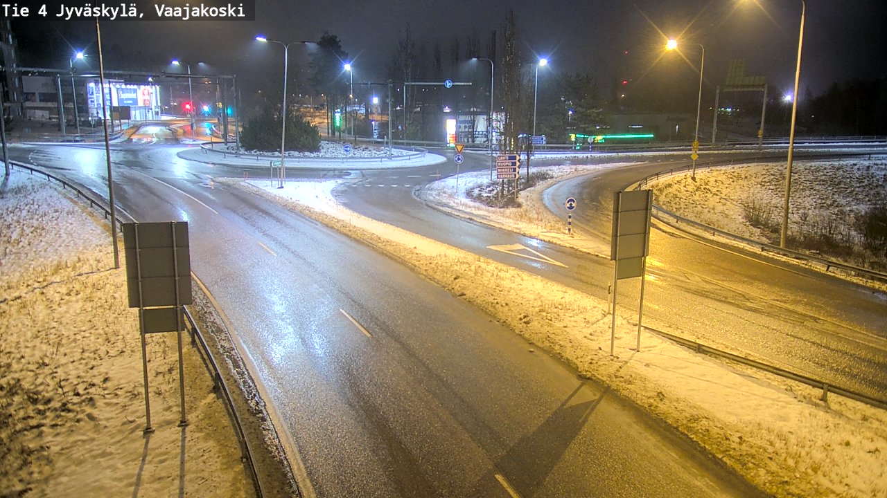 Weather Camera Image Väg 4 Jyväskylä, Vaajakoski, Jyväskylä, Keski-Suomi