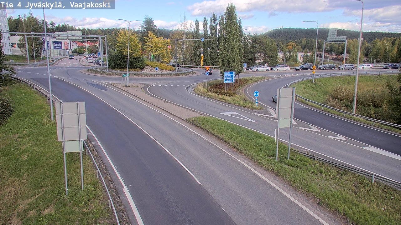 Weather Camera Image Road 4 Jyväskylä, Vaajakoski, Jyväskylä, Keski-Suomi