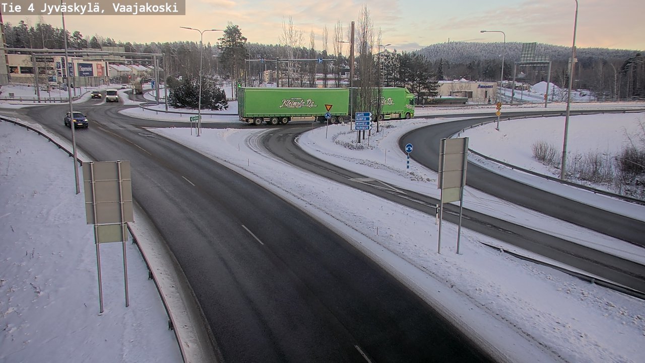 Kelikamerat Kuva Tie 4 Jyväskylä, Vaajakoski, Jyväskylä, Keski-Suomi