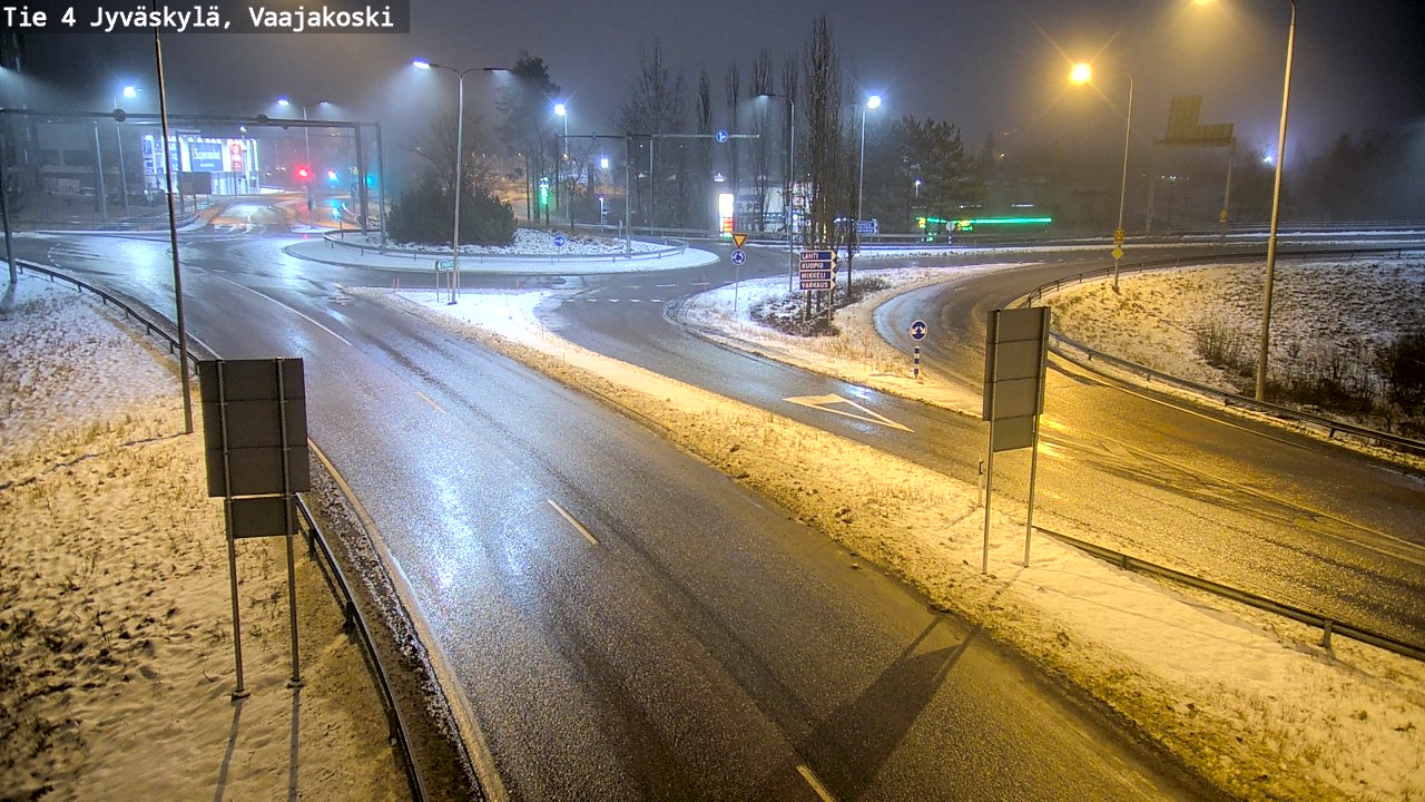 Weather Camera Image Väg 4 Jyväskylä, Vaajakoski, Jyväskylä, Keski-Suomi