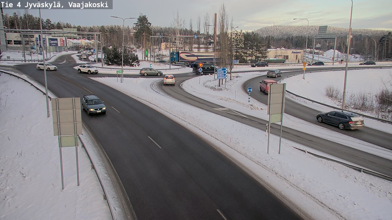 Kelikamerat Kuva Tie 4 Jyväskylä, Vaajakoski, Jyväskylä, Keski-Suomi