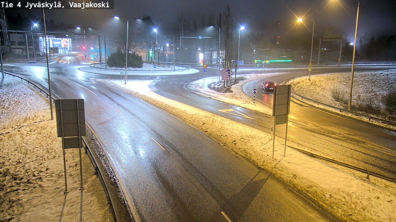Weather Camera Image Väg 4 Jyväskylä, Vaajakoski, Jyväskylä, Keski-Suomi