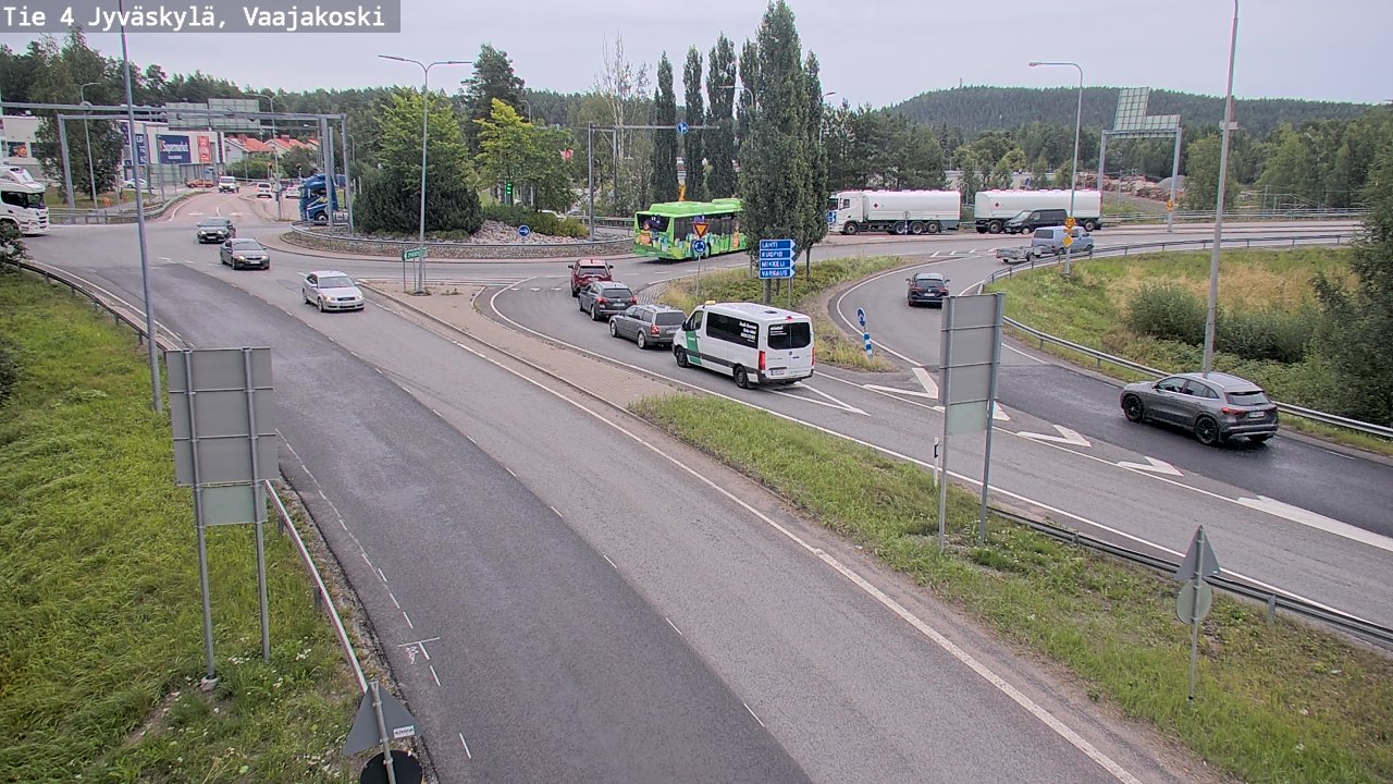 Weather Camera Image Road 4 Jyväskylä, Vaajakoski, Jyväskylä, Keski-Suomi