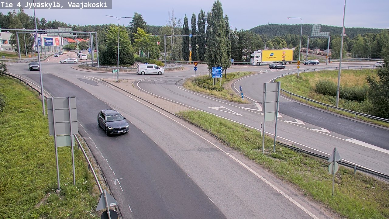 Weather Camera Image Road 4 Jyväskylä, Vaajakoski, Jyväskylä, Keski-Suomi