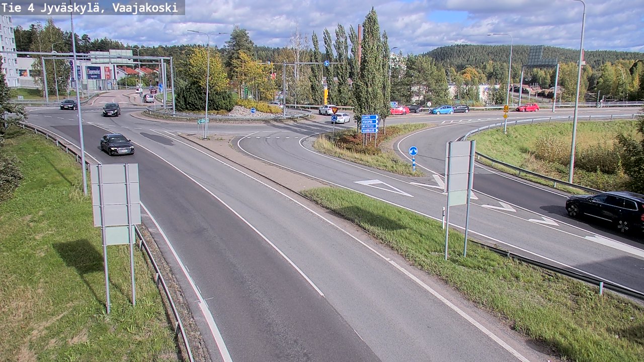 Weather Camera Image Road 4 Jyväskylä, Vaajakoski, Jyväskylä, Keski-Suomi