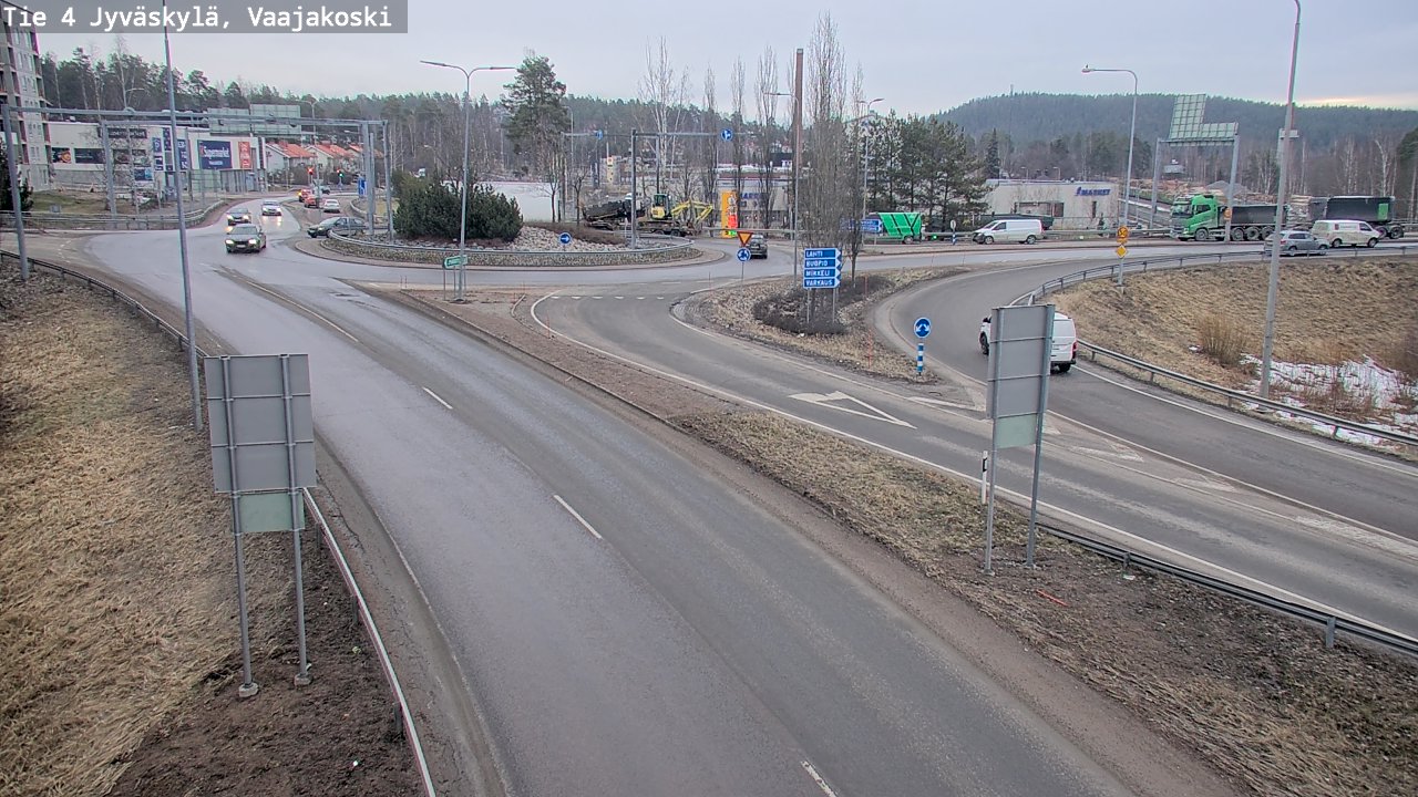 Kelikamerat Kuva Tie 4 Jyväskylä, Vaajakoski, Jyväskylä, Keski-Suomi