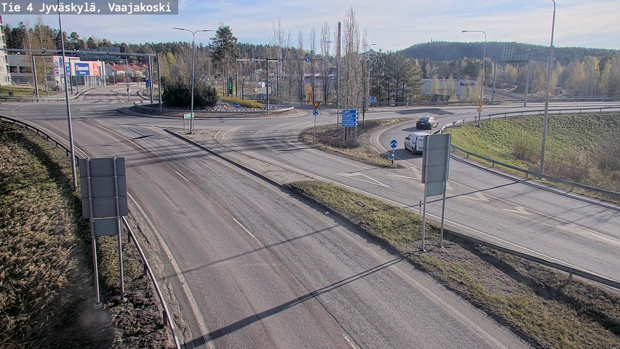 Weather Camera Image Road 4 Jyväskylä, Vaajakoski, Jyväskylä, Keski-Suomi