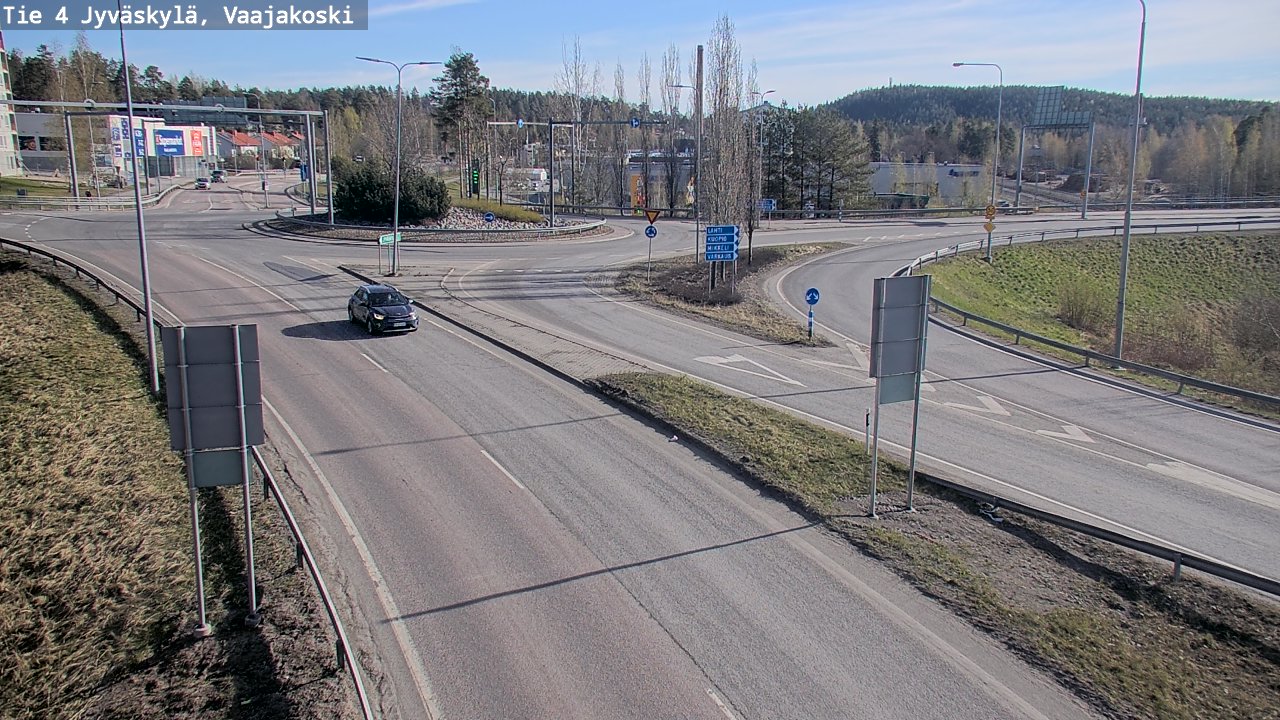 Weather Camera Image Road 4 Jyväskylä, Vaajakoski, Jyväskylä, Keski-Suomi