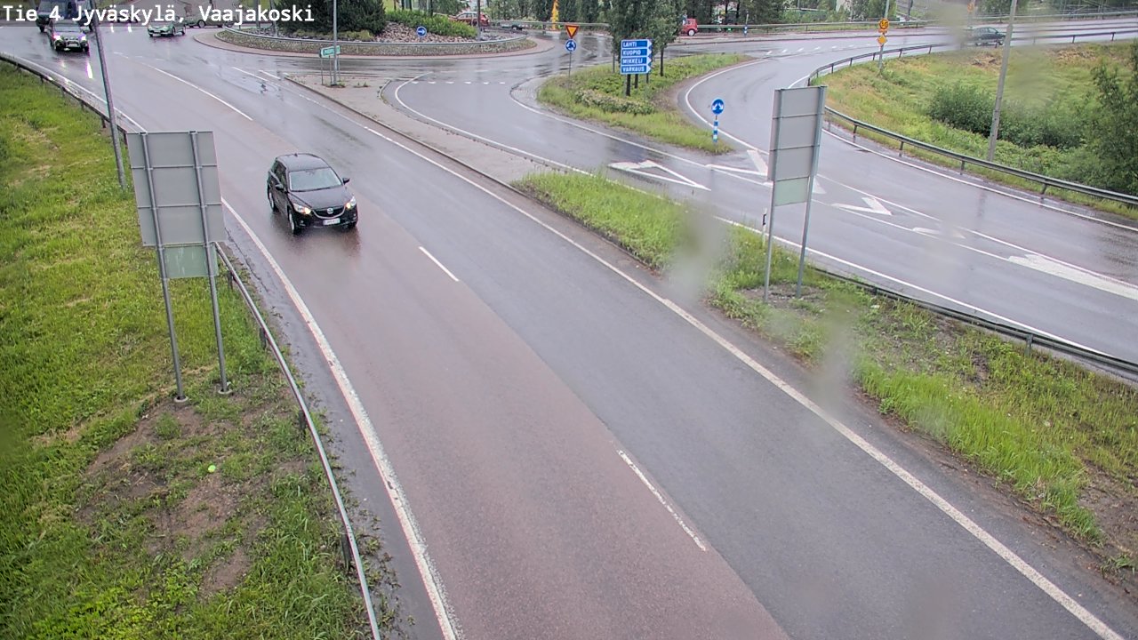Weather Camera Image Road 4 Jyväskylä, Vaajakoski, Jyväskylä, Keski-Suomi