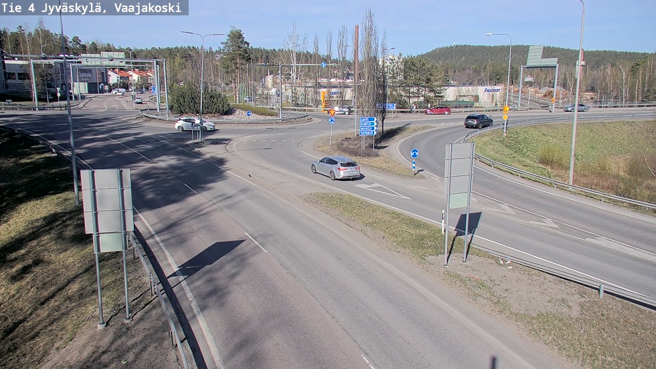 Weather Camera Image Road 4 Jyväskylä, Vaajakoski, Jyväskylä, Keski-Suomi