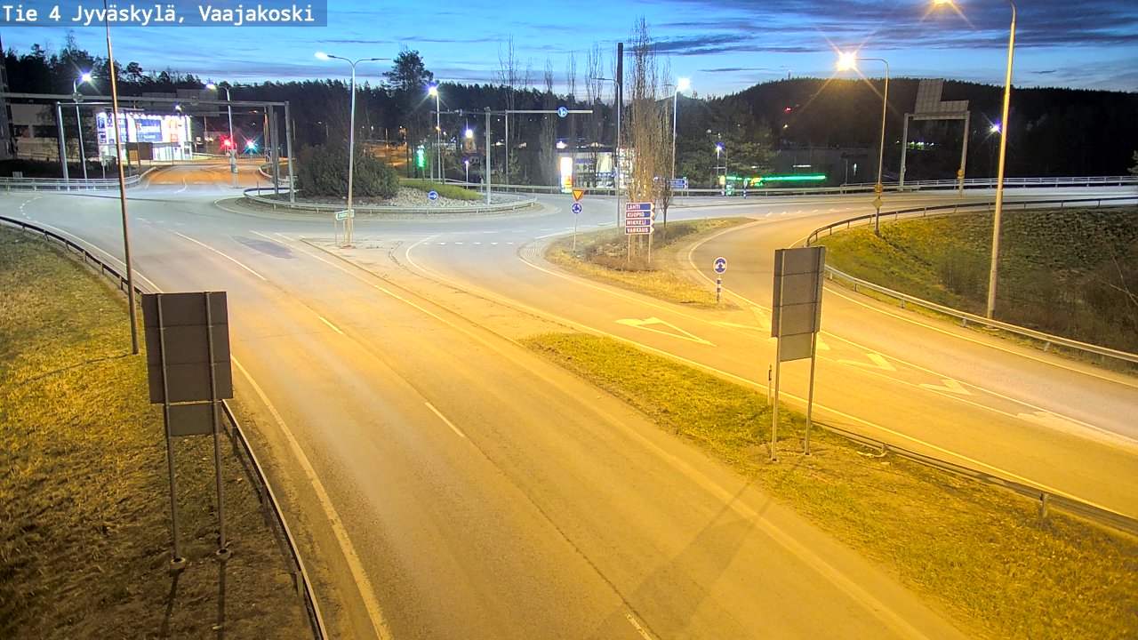Weather Camera Image Road 4 Jyväskylä, Vaajakoski, Jyväskylä, Keski-Suomi
