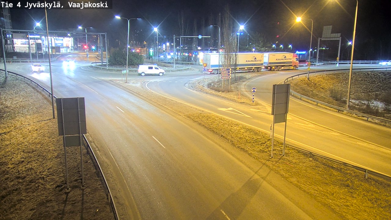Weather Camera Image Väg 4 Jyväskylä, Vaajakoski, Jyväskylä, Keski-Suomi