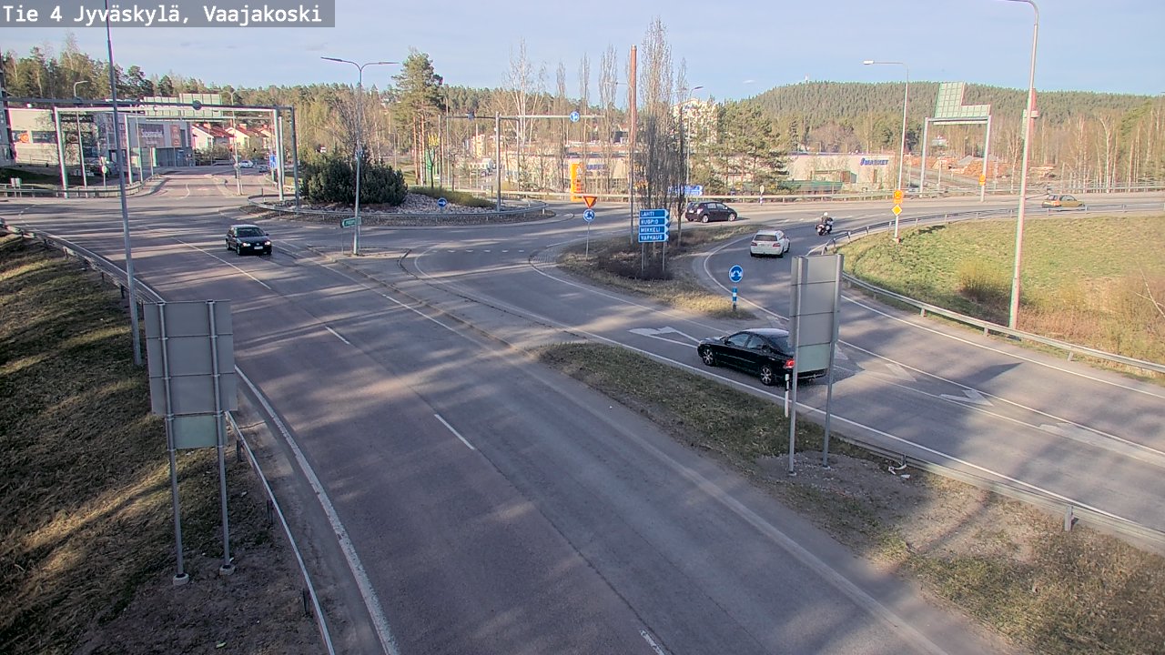 Weather Camera Image Road 4 Jyväskylä, Vaajakoski, Jyväskylä, Keski-Suomi