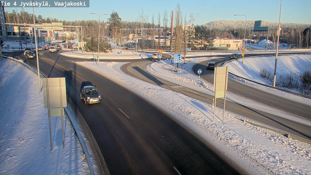 Weather Camera Image Väg 4 Jyväskylä, Vaajakoski, Jyväskylä, Keski-Suomi