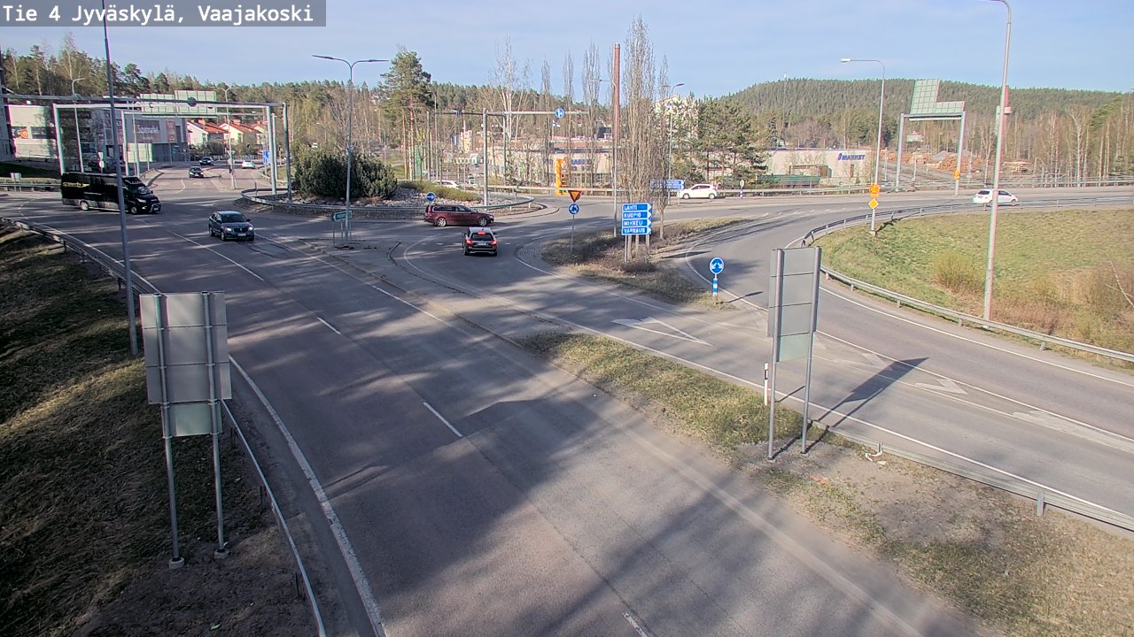 Weather Camera Image Road 4 Jyväskylä, Vaajakoski, Jyväskylä, Keski-Suomi