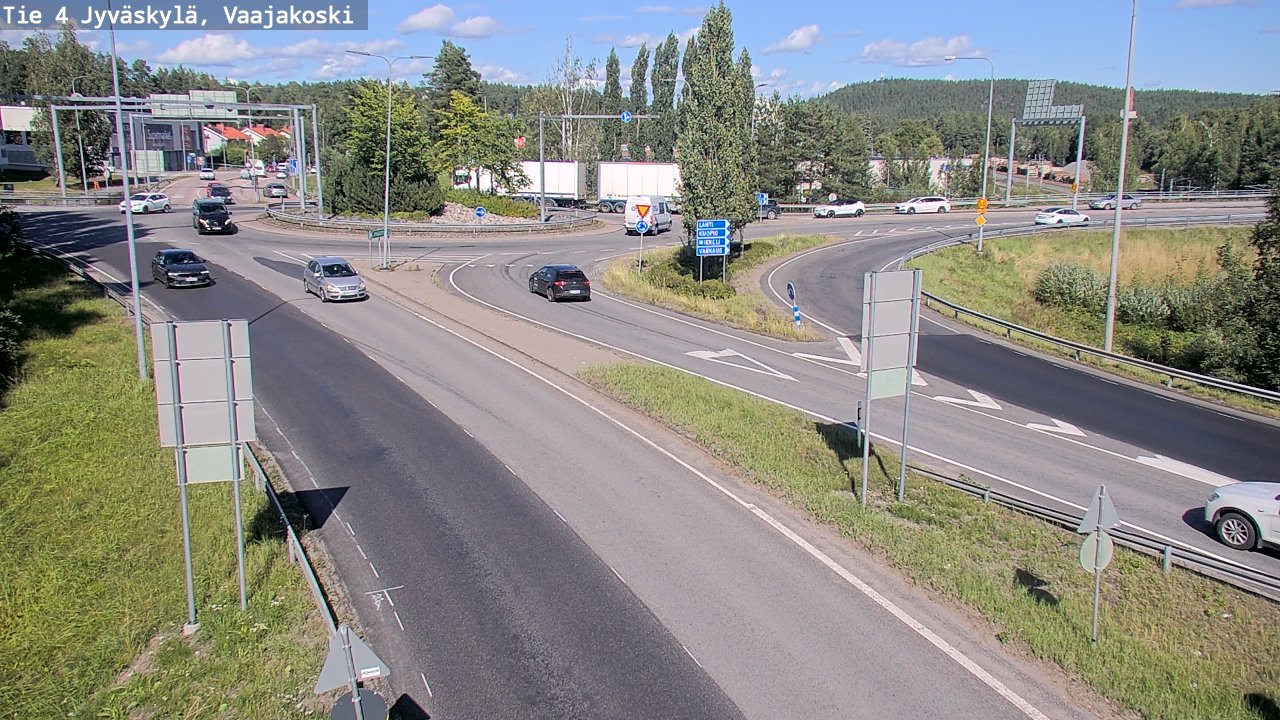 Kelikamerat Kuva Tie 4 Jyväskylä, Vaajakoski, Jyväskylä, Keski-Suomi