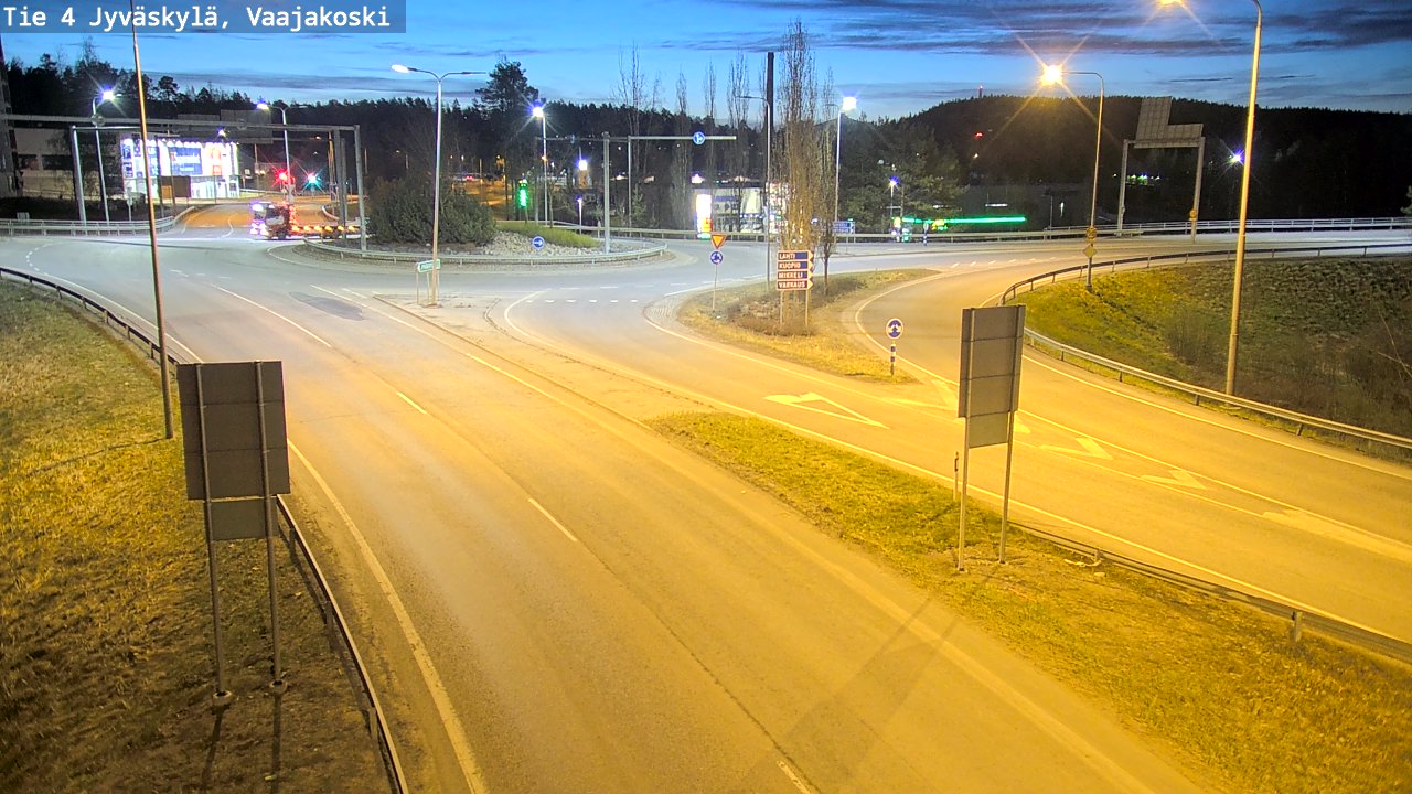 Weather Camera Image Road 4 Jyväskylä, Vaajakoski, Jyväskylä, Keski-Suomi