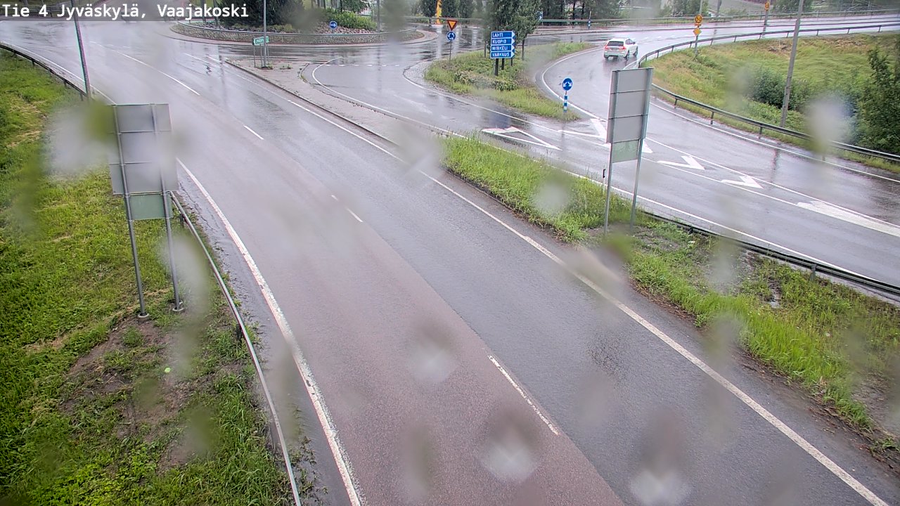 Weather Camera Image Road 4 Jyväskylä, Vaajakoski, Jyväskylä, Keski-Suomi