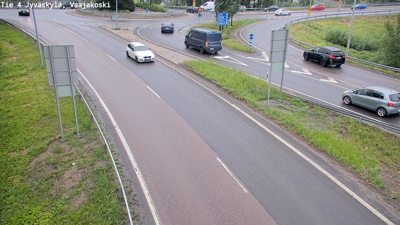 Weather Camera Image Road 4 Jyväskylä, Vaajakoski, Jyväskylä, Keski-Suomi