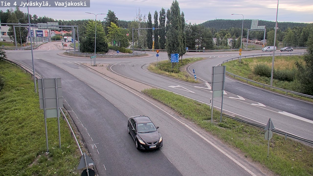Weather Camera Image Road 4 Jyväskylä, Vaajakoski, Jyväskylä, Keski-Suomi