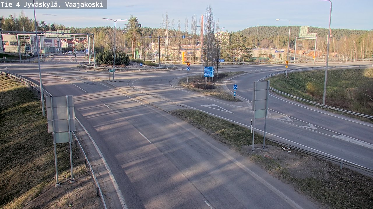 Weather Camera Image Road 4 Jyväskylä, Vaajakoski, Jyväskylä, Keski-Suomi