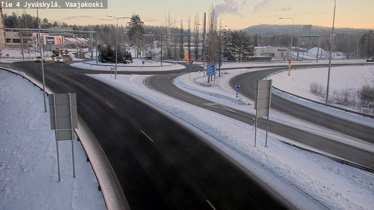 Weather Camera Image Väg 4 Jyväskylä, Vaajakoski, Jyväskylä, Keski-Suomi