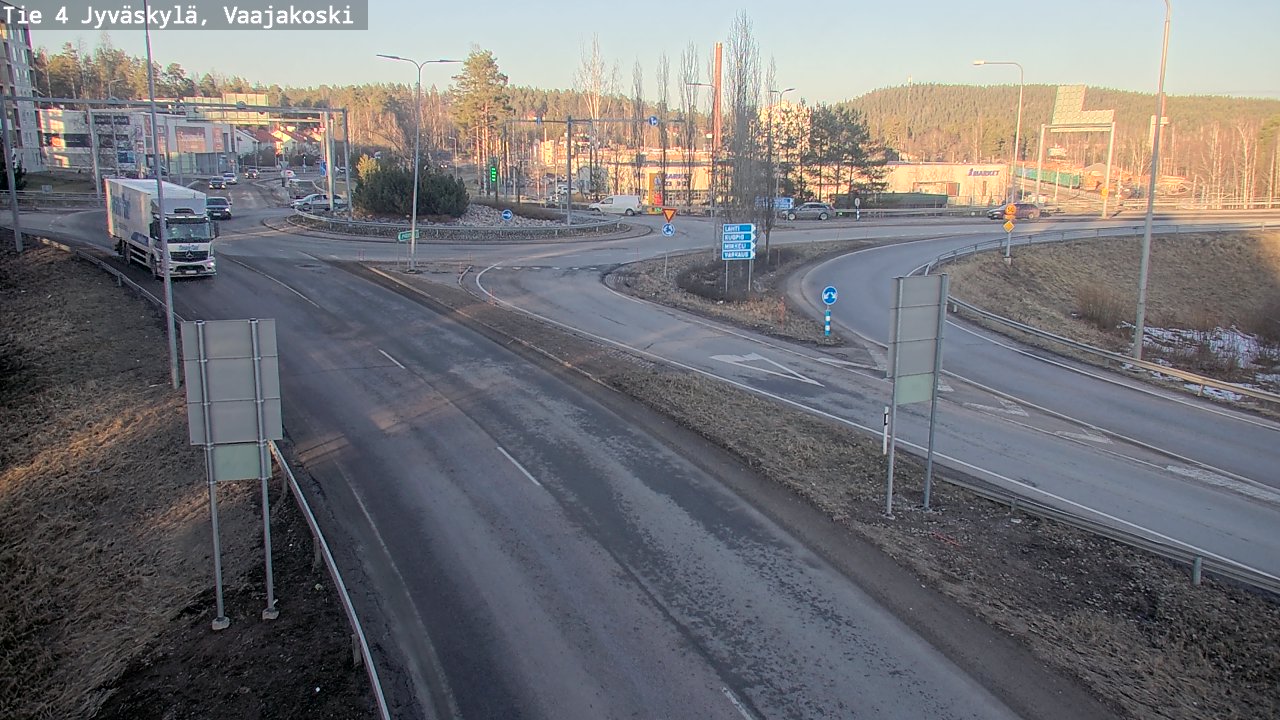 Weather Camera Image Road 4 Jyväskylä, Vaajakoski, Jyväskylä, Keski-Suomi