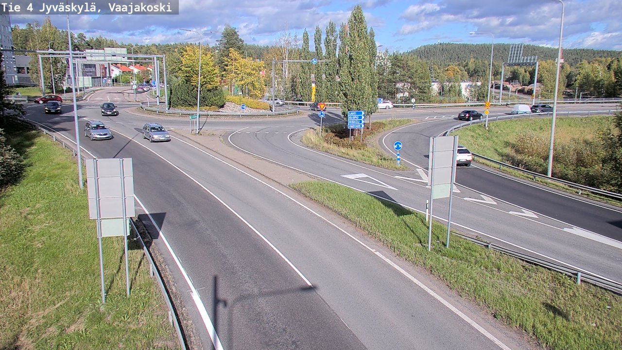 Weather Camera Image Road 4 Jyväskylä, Vaajakoski, Jyväskylä, Keski-Suomi